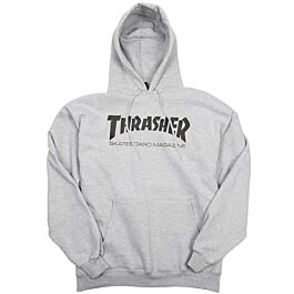 grey and black thrasher hoodie